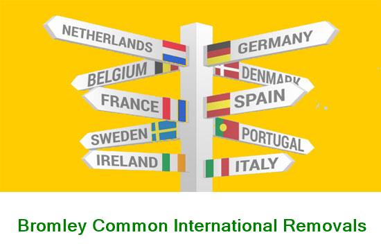 Bromley Common international removal company